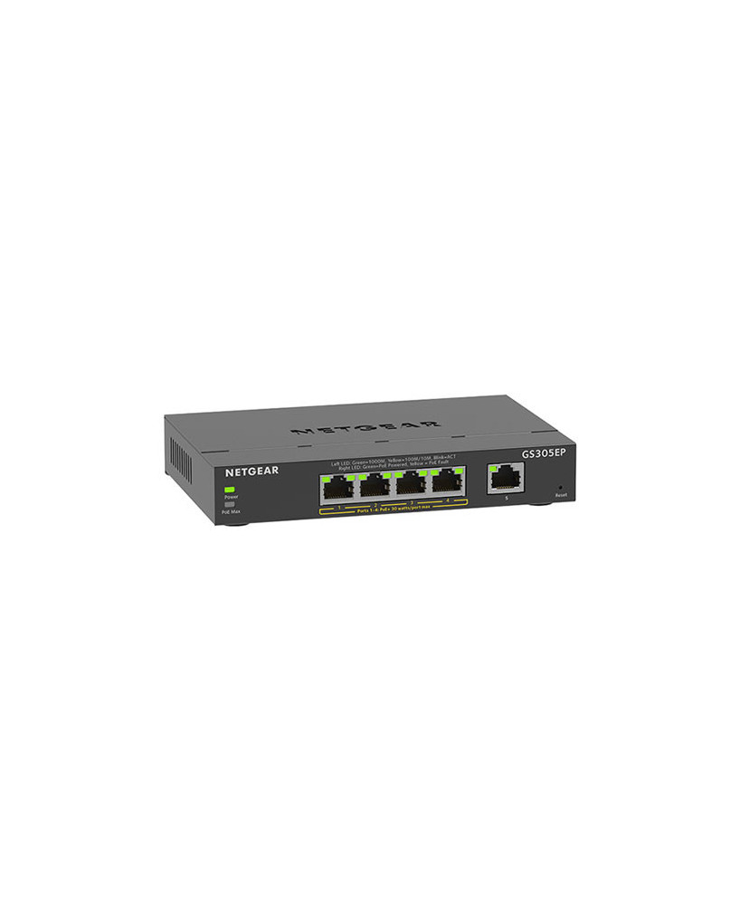 NetGear 5-Port PoE 63W Unmanaged Switch GS305EP-100AUS