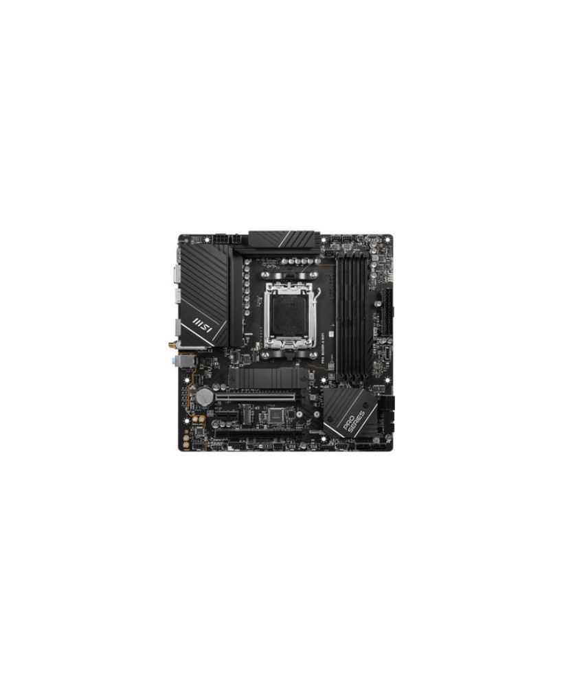 MSI Pro B650M-A WIFI AMD B650 Chipset Socket AM5 Micro ATX Gaming Desktop Motherboard