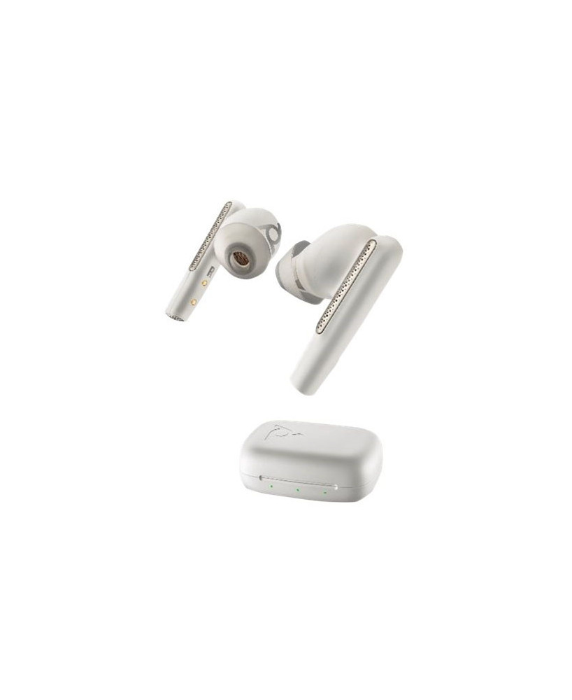 HP Poly/Plantronics Voyager Free 60 UC USB-A Earphones with Basic Charge Case in White Sand 220758-01 / 27Y8L3AA