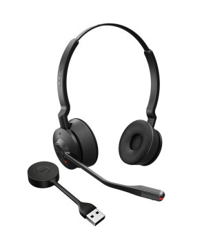 Jabra Engage 55 UC Stereo USB-A DECT Wireless Headset with Link 400A Dongle 9559-410-111