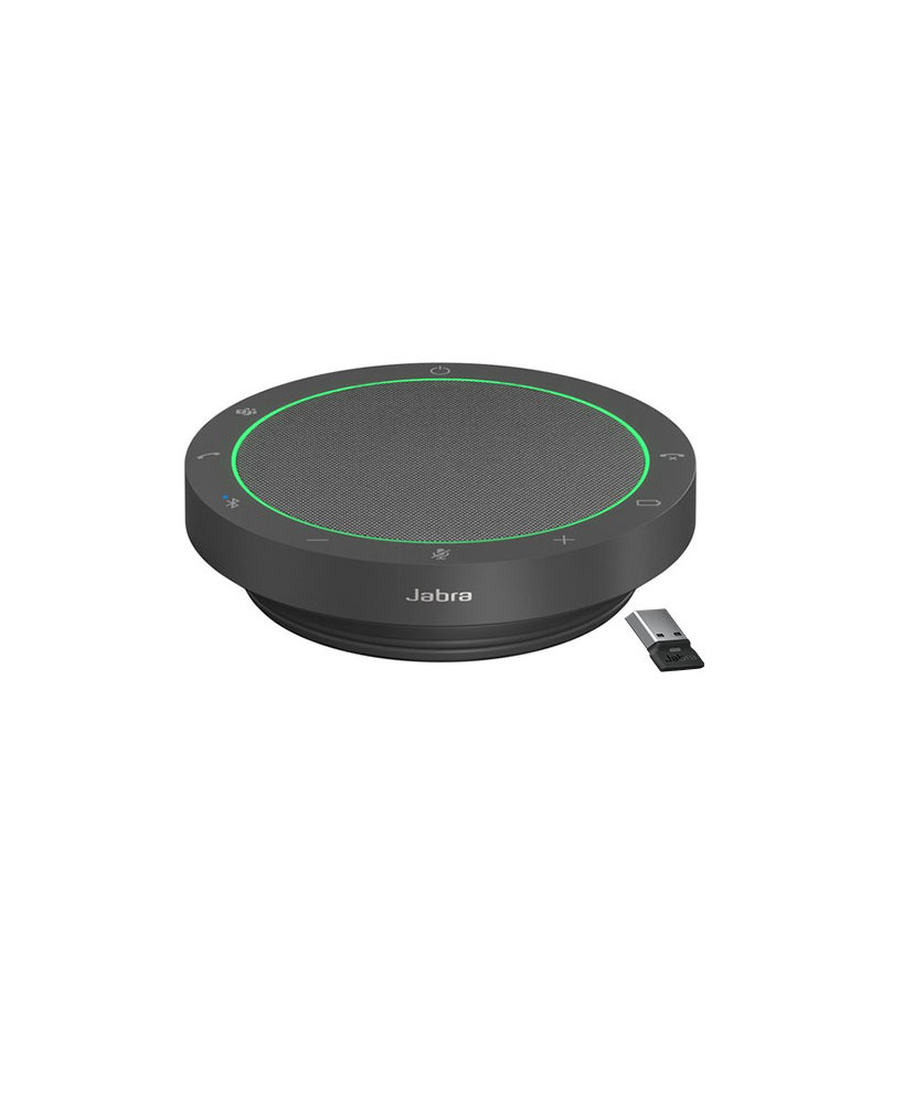 Jabra Speak2 75 MS USB-A USB-C & Bluetooth Speakerphone with Link 380 Bluetooth USB-A Adapter 2775-319