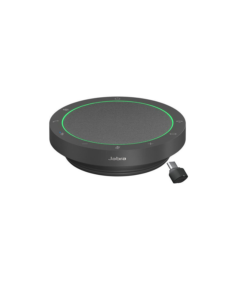 Jabra Speak2 75 MS USB-A USB-C & Bluetooth Speakerphone with Link 380 Bluetooth USB-C Adapter 2775-329