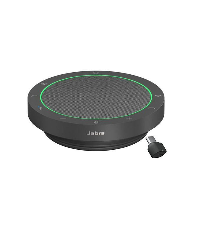 Jabra Speak2 75 MS USB-A USB-C & Bluetooth Speakerphone with Link 380 Bluetooth USB-C Adapter 2775-329