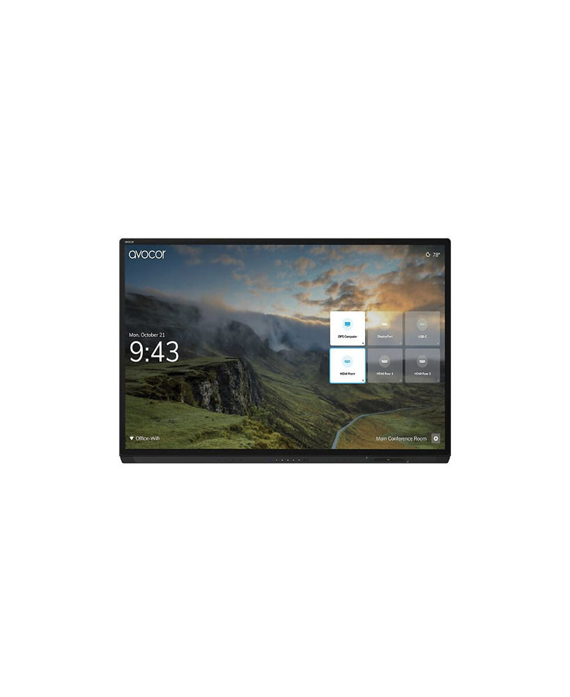 Avocor G Series 85" UHD 4K Commercial Interactive Touchscreen Display AVG-8560