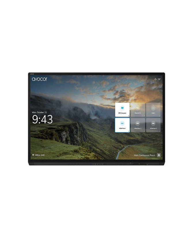 Avocor G Series 85" UHD 4K Commercial Interactive Touchscreen Display AVG-8560