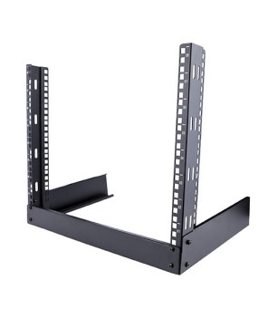 StarTech 8U 19" Desktop Open Frame Rack RK8OD2 for Patch Panel/Data/AV/Communication/Studio/IT Equipment