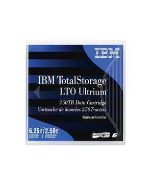 IBM TotalStorage LTO Ultrium LTO6 2.5/6.25TB Data Cartridge 00V7590