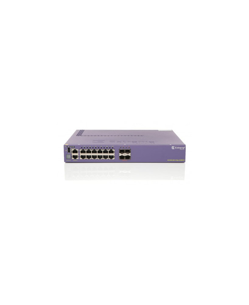 Extreme Networks X440-G2-12P-10GE4 12 Port Rack-mountable Managed PoE+ Switch 16531