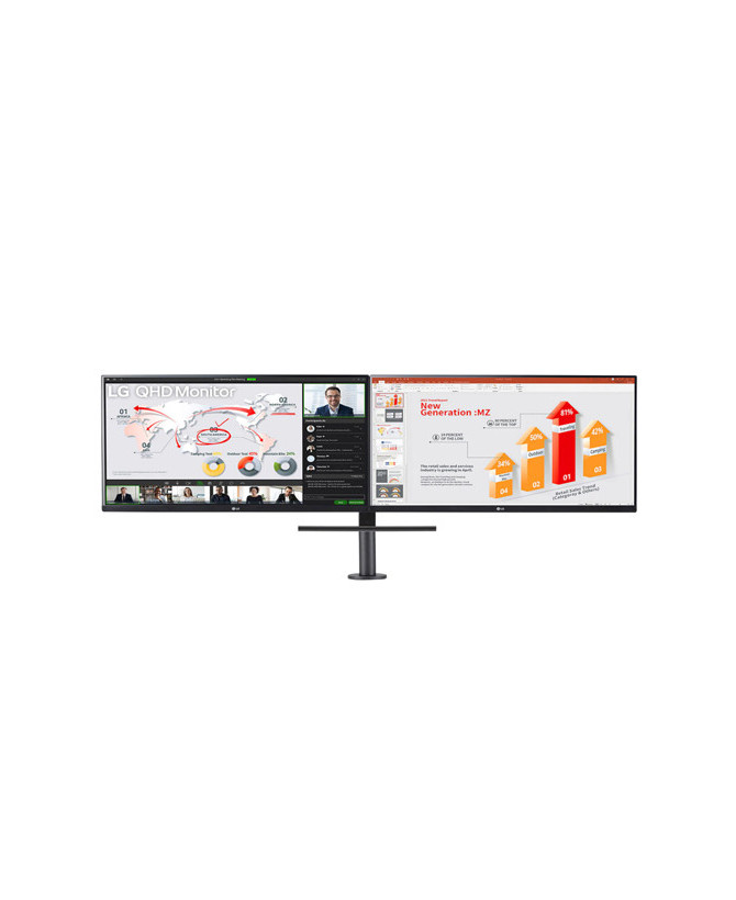 Buy LG 27QP88D-BS Dual 27" QHD ERGO IPS Monitor with Daisy Chain