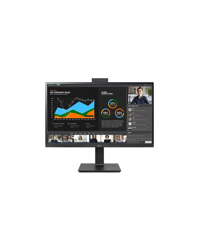 Buy LG 27BQ75QC-B 27'' QHD Monitor with Built-in FHD Webcam