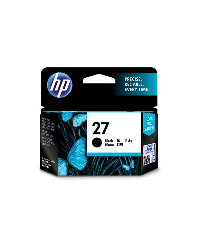 Buy HP 27 Black Ink Cartridge C8727AA for Deskjet 33XX, Fax 12XX, Officejet 42XX