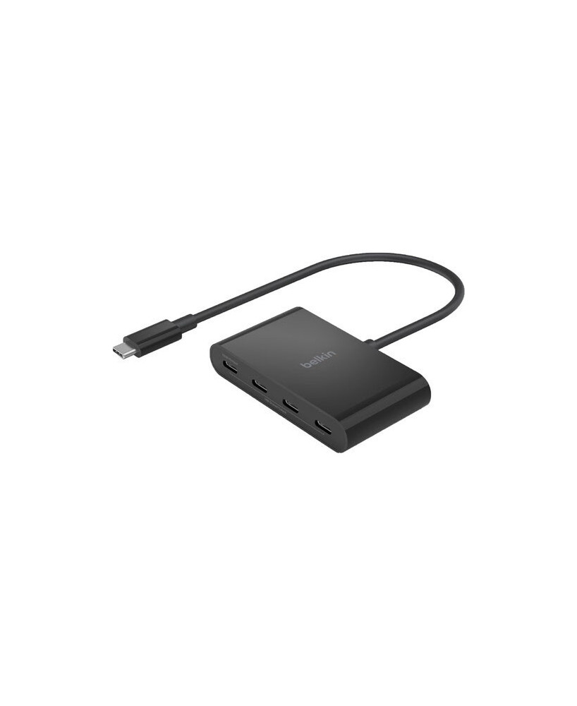 Belkin USB-C to 4-Port USB-C Hub AVC018BTBK for PC, Chrome, Mac, iPadOS