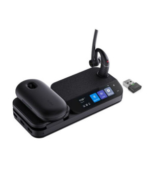 Yealink BH71 Bluetooth Mono Wireless Headset in Black with BT51 Dongle, Charging Case and Workstation Pro BH71-WS-PRO