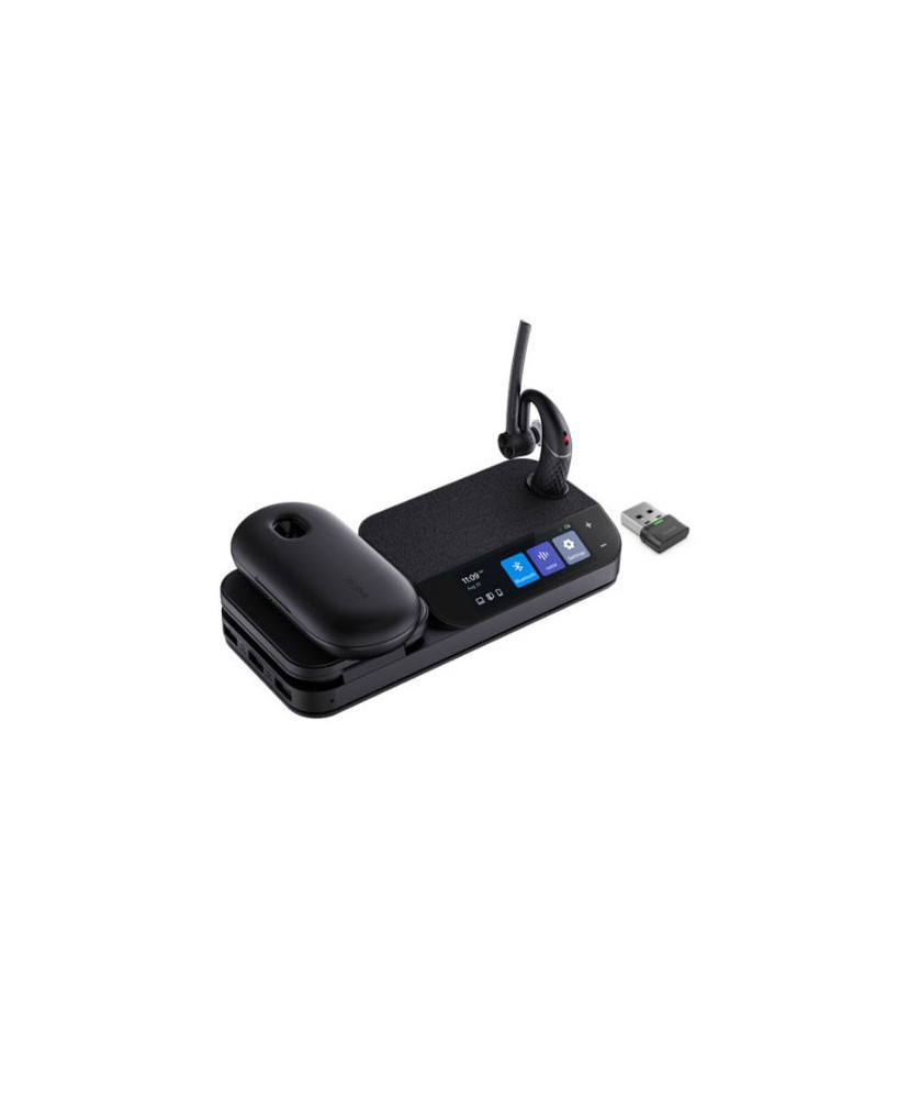 Yealink BH71 Bluetooth Mono Wireless Headset in Black with BT51 Dongle, Charging Case and Workstation Pro BH71-WS-PRO