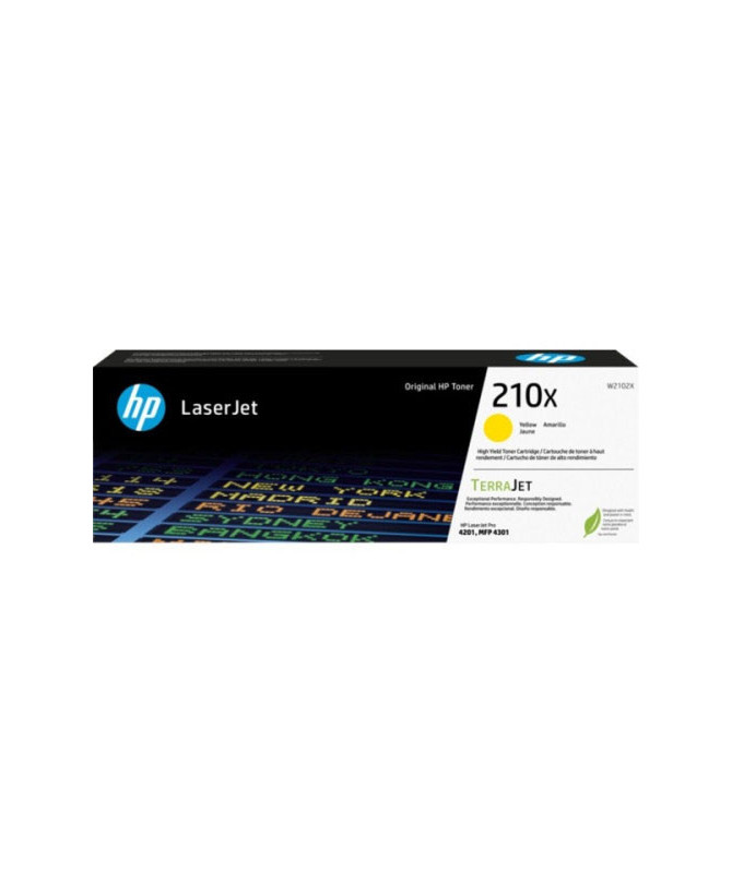 Buy HP 210X Original Yellow High Yield Laser Toner Cartridge W2102X 