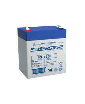 Power Sonic 12V 5.0Ah General Purpose VRLA Battery PS-1250