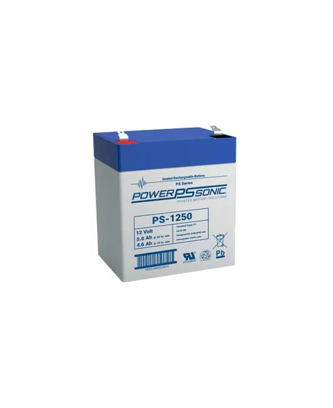 Power Sonic 12V 5.0Ah General Purpose VRLA Battery PS-1250