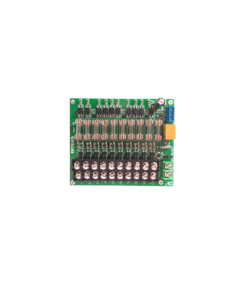 Patriot S4814A Monitored 10-Way Power Distribution Module with 10x 1A Fuses MON02