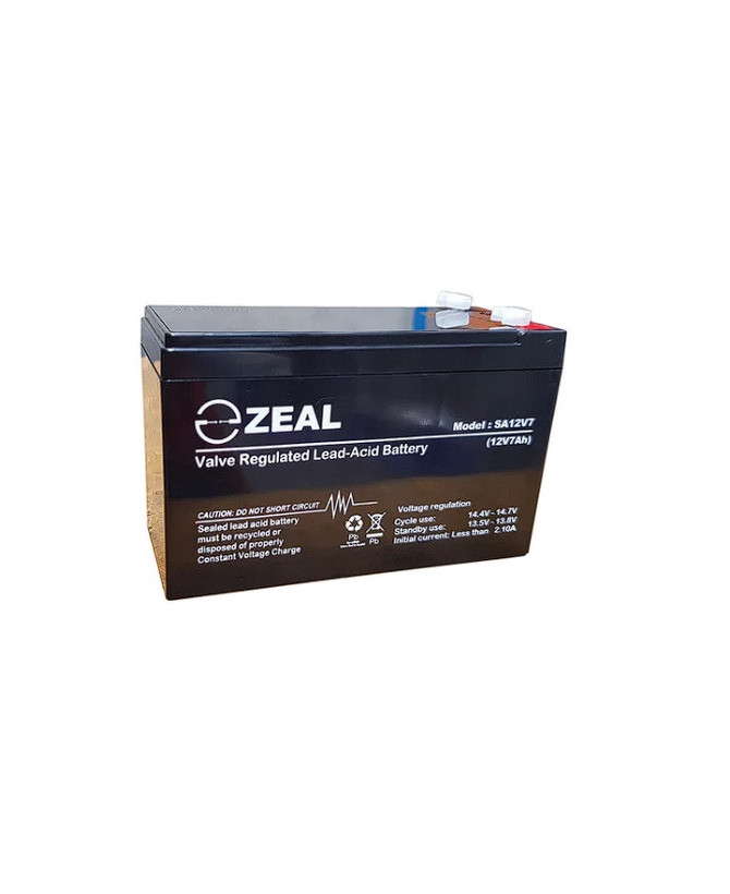 Buy Zeal 12V 7Ah Battery SA12V7 for UPS, Fire & Security