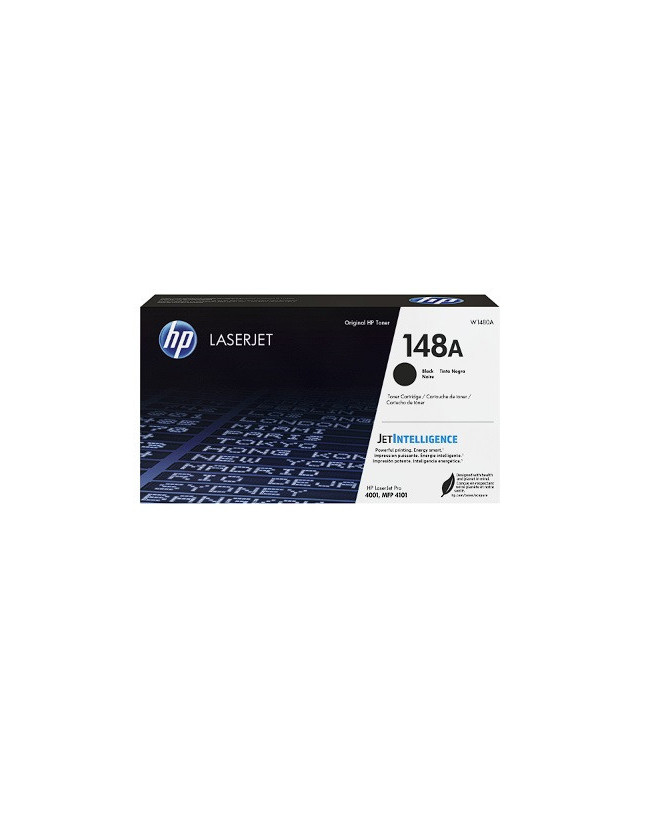 HP 148A Black Original Laser Toner Cartridge W1480A for LaserJet Pro 4001, LaserJet 4101