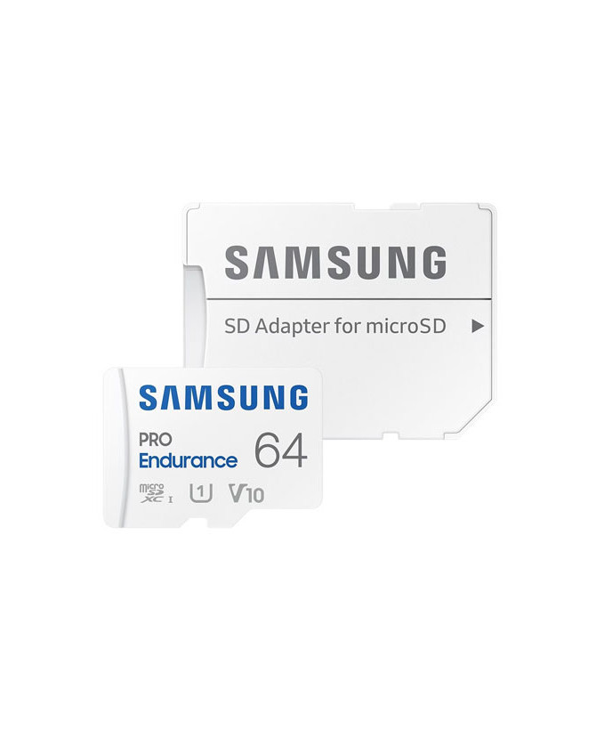 Samsung PRO Endurance 64GB microSDXC Flash Memory Card with SD Adapter MB-MJ64KA/APC