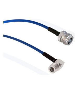 Powertec 50cm N Female to Right Angle QMA Male Patch Cable CA-R402-N2QA1RA.050 / ACC-PT-00365