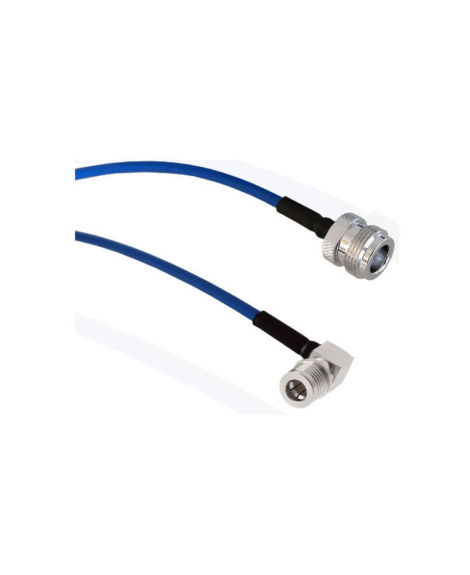 Powertec 50cm N Female to Right Angle QMA Male Patch Cable CA-R402-N2QA1RA.050 / ACC-PT-00365