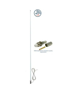 ZCG ZM24-4GX 4G L700 8 dBi 700 to 788 MHz 4.5m SMA Male High Gain Marine Deck Mount Antenna ACC-ZC-00071