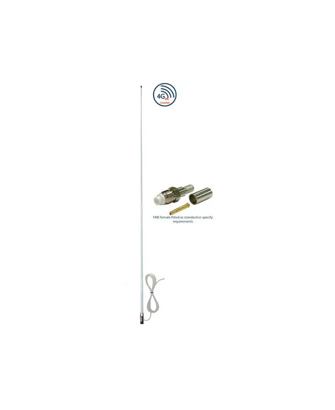 ZCG ZM24-4GX 4G L700 8 dBi 700 to 788 MHz 4.5m SMA Male High Gain Marine Deck Mount Antenna ACC-ZC-00071