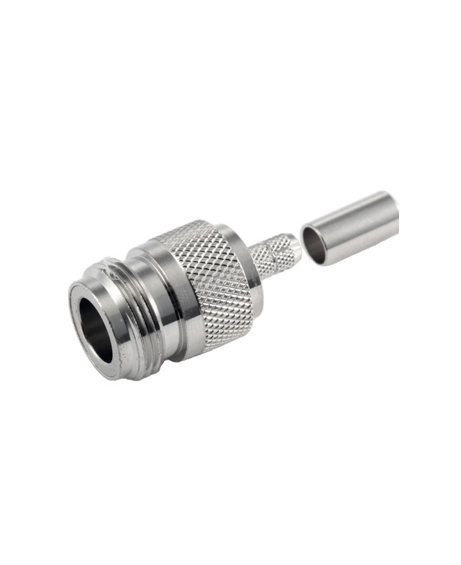 Powertec N Female Connector ACC-PT-00027 for RG-58 / L-195 Coaxial Cable