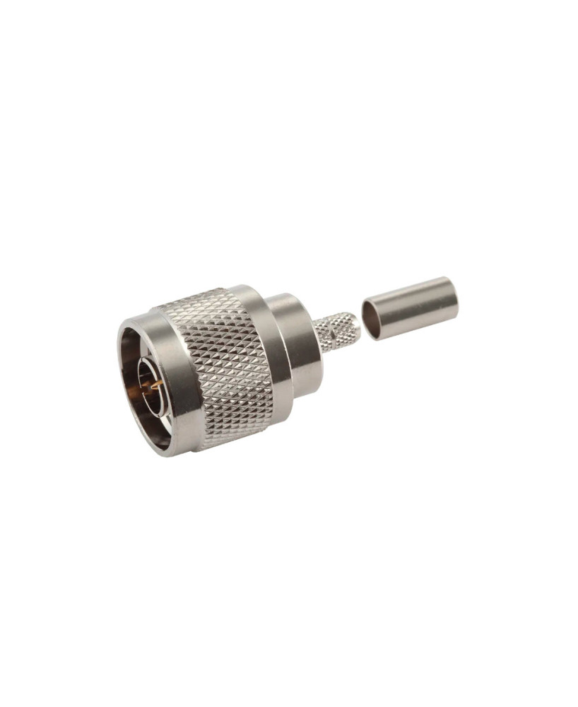 Powertec N Male Connector ACC-PT-00034 for RG-58 / L-195 Coaxial Cable 