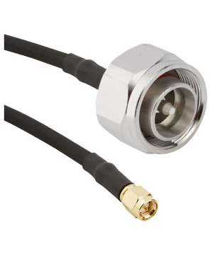 Powertec PTL-240 15m 4.3-10 Male to SMA Male Coaxial Cable ACC-PT-00360 / CA-P240-431SA1.15