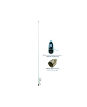 ZCG 156 to 162 MHz ZM24-VHF 5 dBi VHF Marine Deck Mount Antenna ACC-ZC-00070