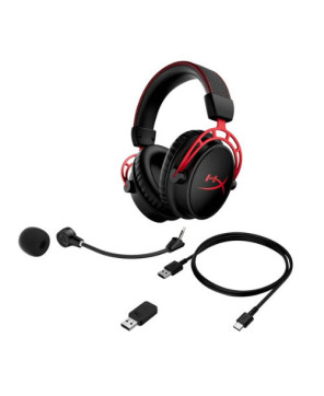 HP HyperX Cloud Alpha Wireless Stereo Gaming Headset in Black-Red 4P5D4AA