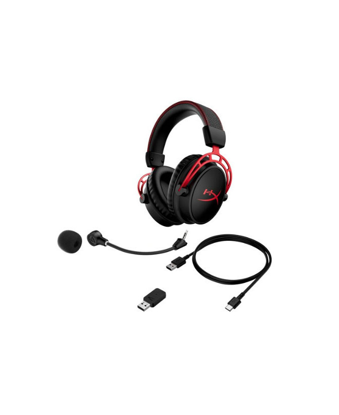 HP HyperX Cloud Alpha Wireless Stereo Gaming Headset in Black-Red 4P5D4AA