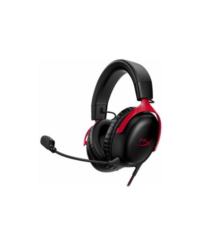 HP HyperX Cloud III Wired Over-the-ear Stereo Gaming Headset in Black-Red 727A9AA