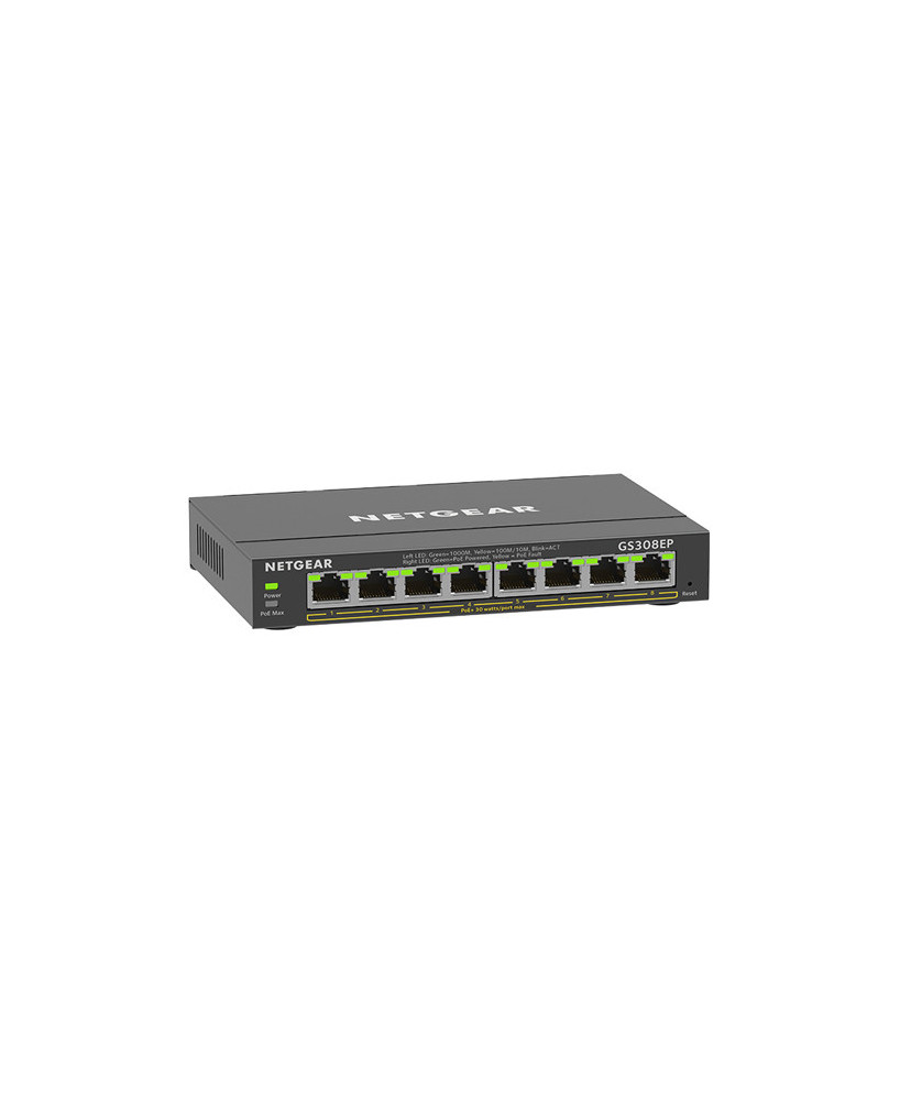 NETGEAR GS308EP 8-Port Gigabit Ethernet PoE+ Plus Switch GS308EP-100AUS