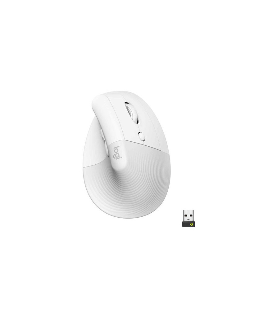 Logitech Lift Vertical Ergonomic Mouse in Off-White 910-006480