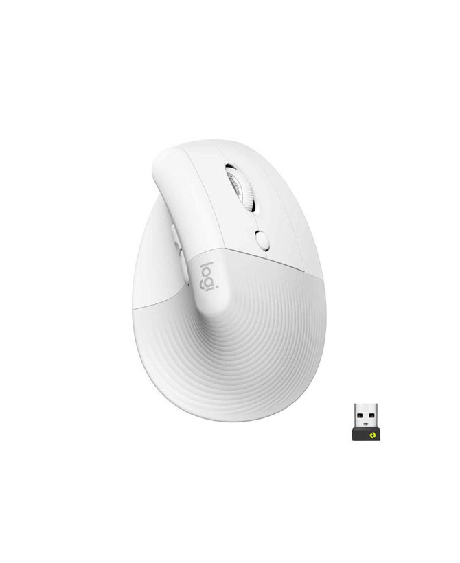 Logitech Lift Vertical Ergonomic Mouse in Off-White 910-006480