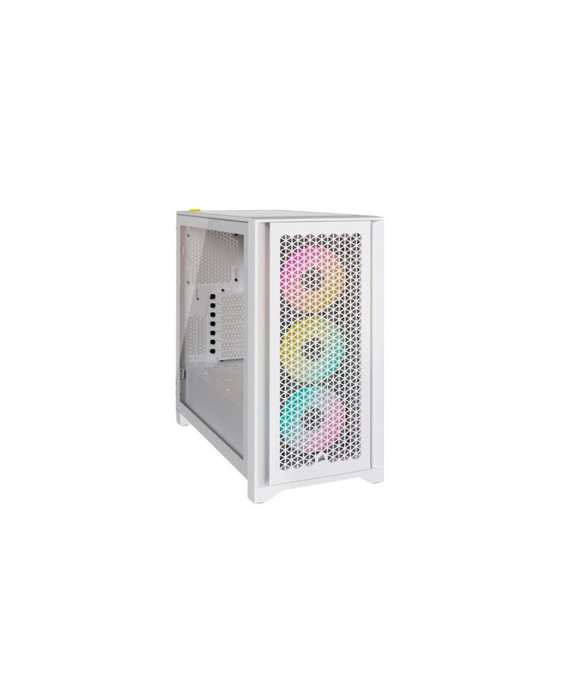 Corsair iCUE 4000D RGB Airflow Tempered Glass Mid-Tower ATX PC Case in True White CC-9011241-WW