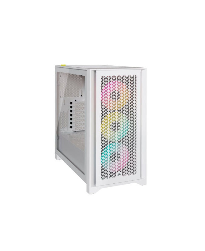 Corsair iCUE 4000D RGB Airflow Tempered Glass Mid-Tower ATX PC Case in True White CC-9011241-WW