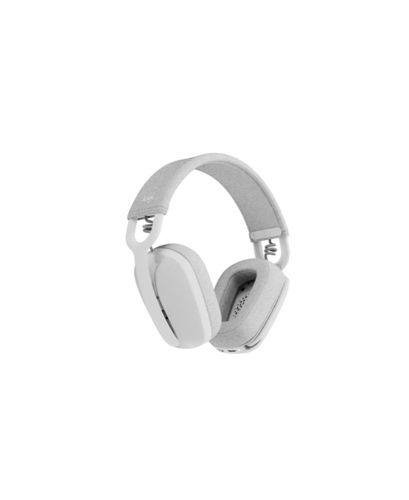 Logitech Zone Vibe 100 Bluetooth Wireless Stereo Headphone in Off White 981-001220