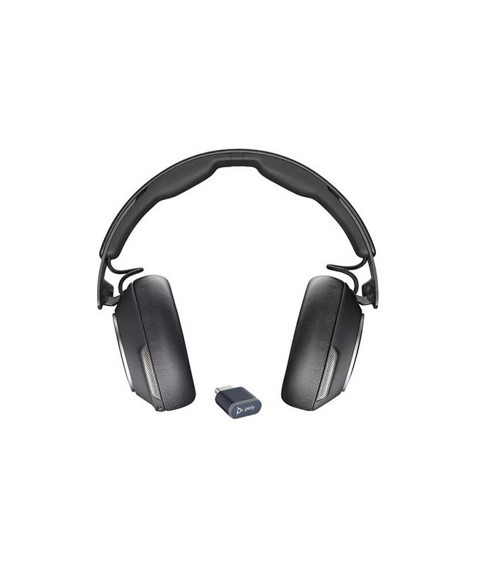 HP Poly/Plantronics Voyager Surround 80 UC BT700 USB-C with USB-A Adapter Bluetooth Headset in Black with 220116-01 / 8G7T9AA