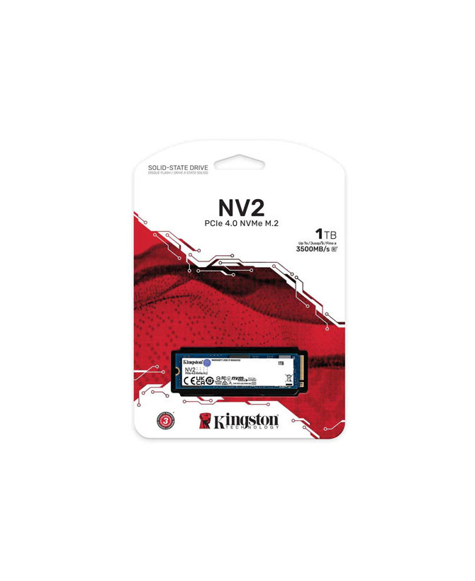 Kingston 1TB M.2 2280 Internal PCI E NVMe Solid State Drive SNV2S/1000G for Desktop PC, Notebook