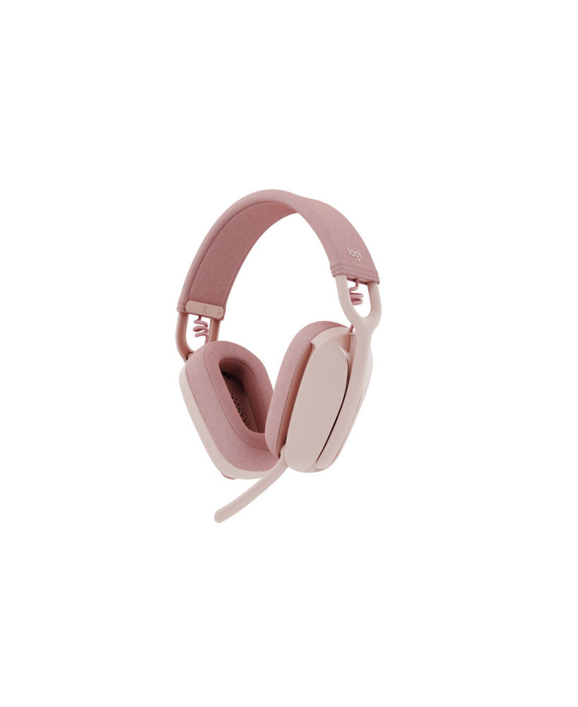 Logitech Zone Vibe 100 Wireless Bluetooth Stereo Headset in Rose 981-001225