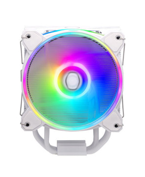 Cooler Master Hyper 212 Halo CPU Cooler in White with Dual Loop ARGB RR-S4WW-20PA-R1 for AMD Ryzen AM5,AM4, and Intel LGA1700,1200