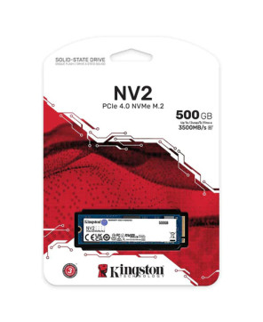 Kingston 500G NV2 M.2 2280 PCIe 4.0 NVMe SSD Hard Drive - Internal SNV2S/500G