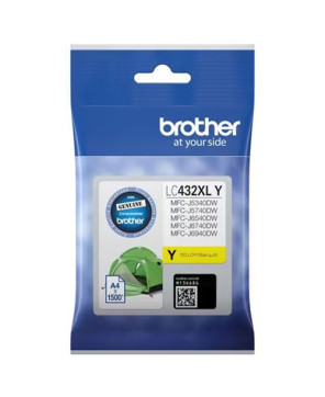 Brother Yellow Ink Cartridge LC-432XLY