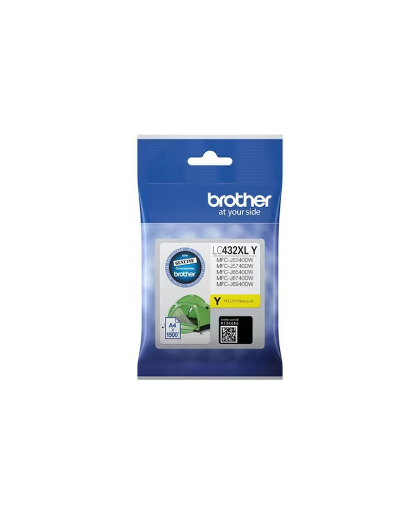 Brother Yellow Ink Cartridge LC-432XLY