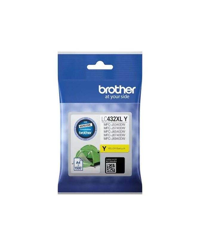 Brother Yellow Ink Cartridge LC-432XLY